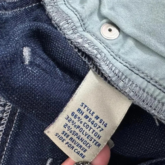 Cabi Skinny Jeans Mid Rise Dark Wash Stretch Denim Jeans Sz 4 style# 514 - Picture 8 of 8